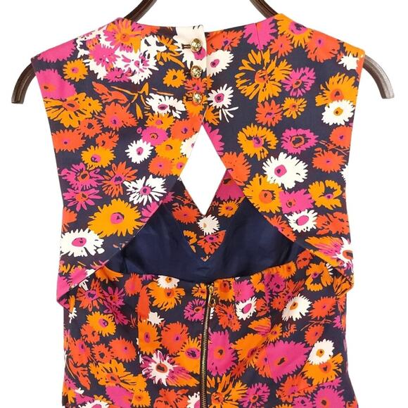 Draper James Floral Fit and Flare Summer Mini Dress - Picture 7 of 16